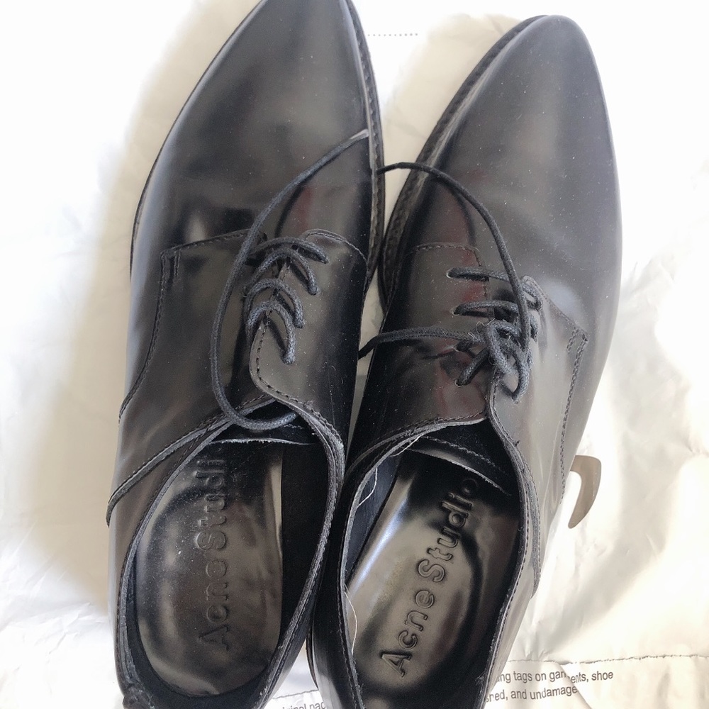 Acne Studios snakeskin derby Oxford Loafer